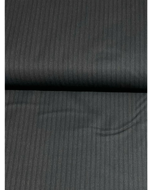 Tissu à vêtement Classic Stripe noir