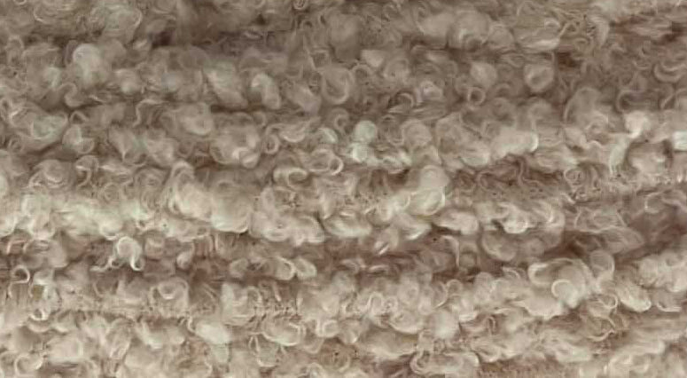 Tissu Teddy Plush écru