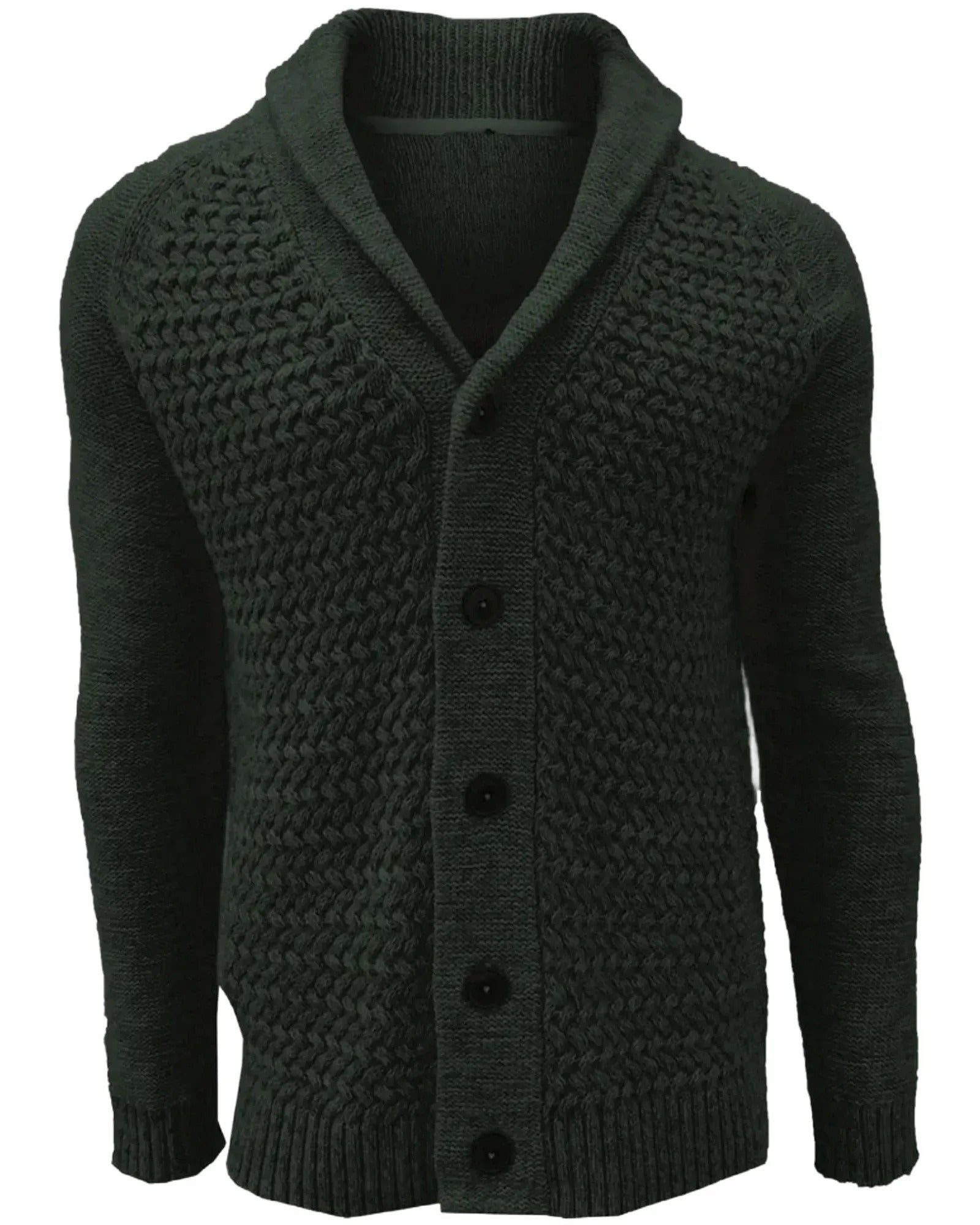 Generic Cardigan en tricot torsadé pour homme - Col montant - Pull en laine épaisse - Chaud - Couleur unie - Bouton - Coupe ajustée - Vêtement dextérieur déco dès 30,40 € - sur Generic Cardigan en tricot torsadé pour homme - Col montant - Pull en laine épaisse - Chaud - Couleur unie - Bouton - Coupe ajustée - Vêtement dextérieur déco dès 30,40 € - sur