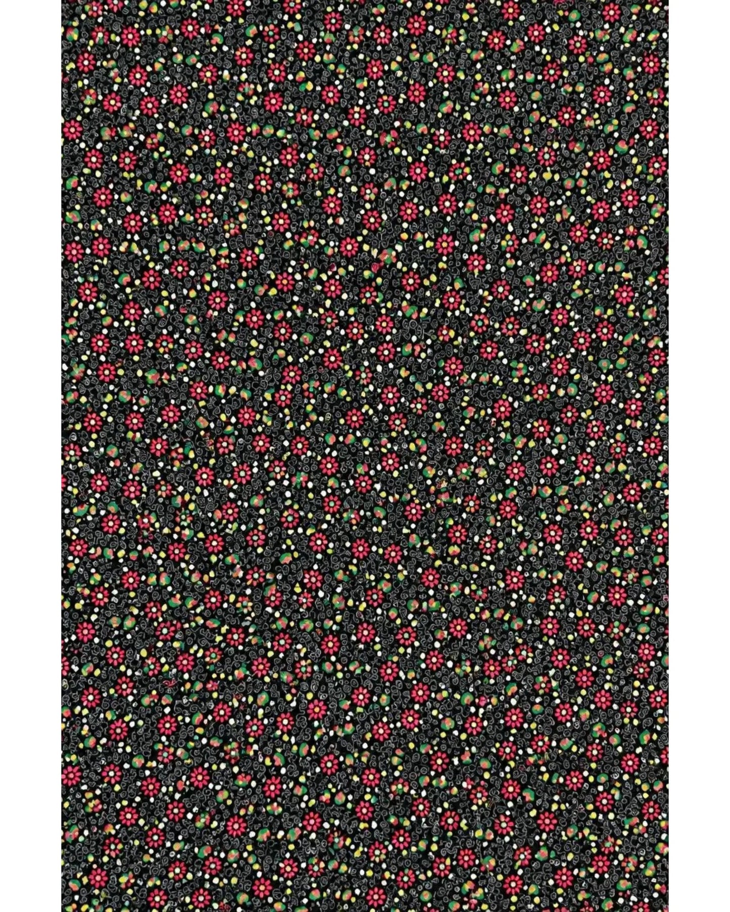 Tissu coton fleuri