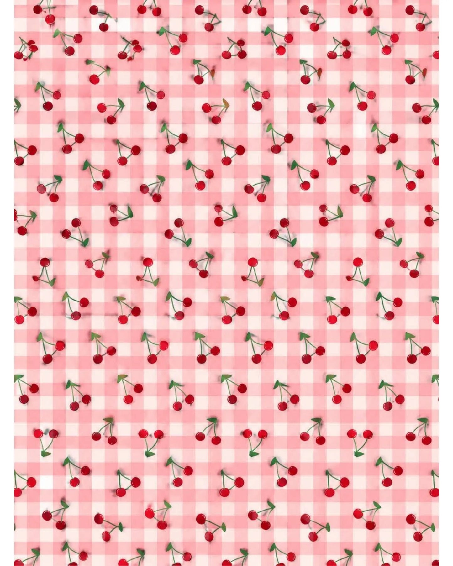 Tissu coton cerises
