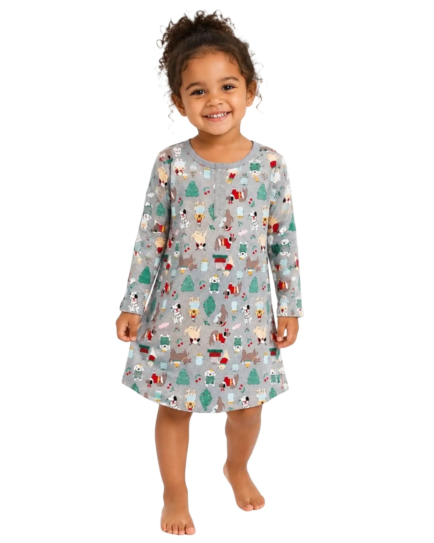 Robe de nuit imprimé - Mandarine & Co.