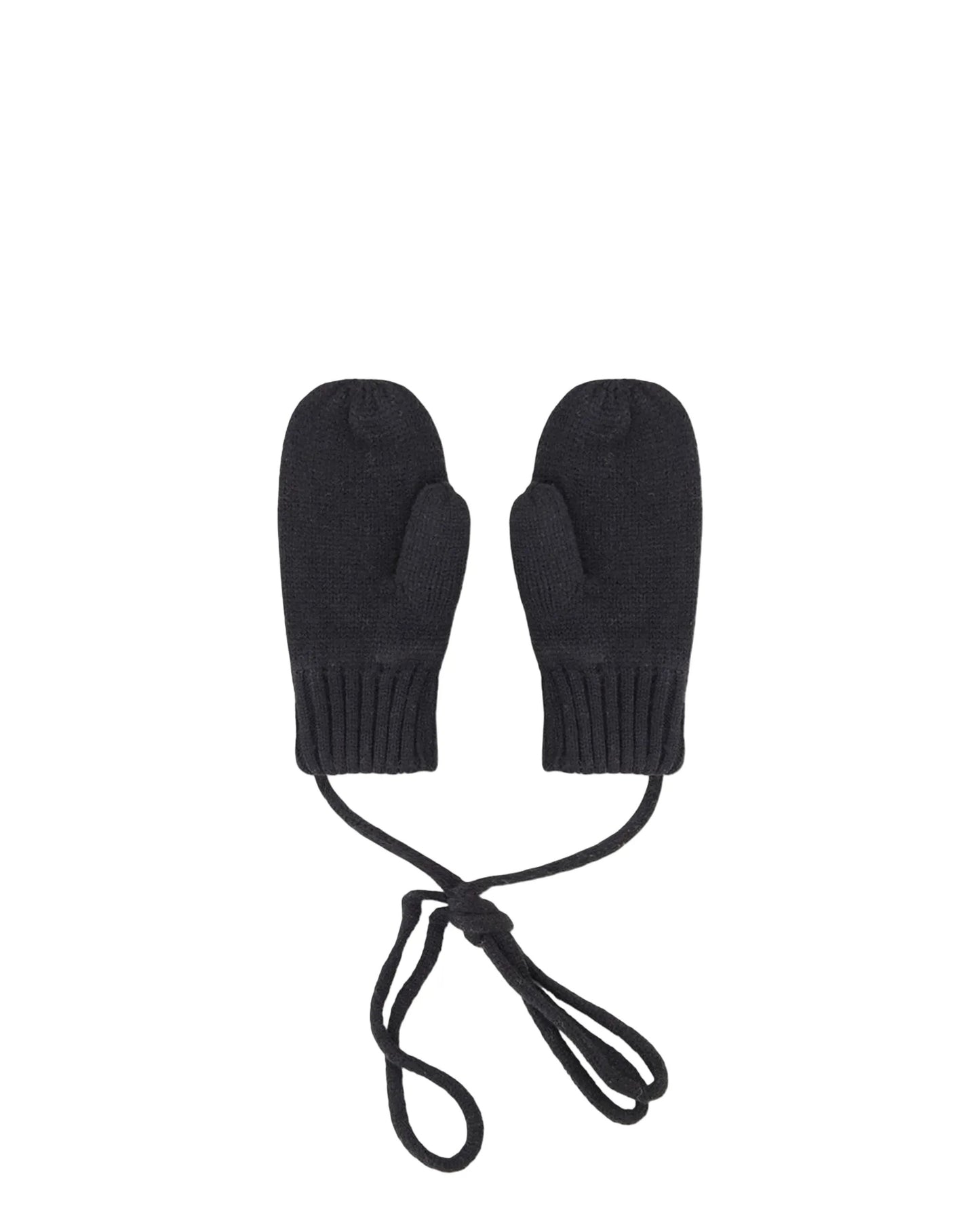 Mitaines en tricot noires - Deux par Deux