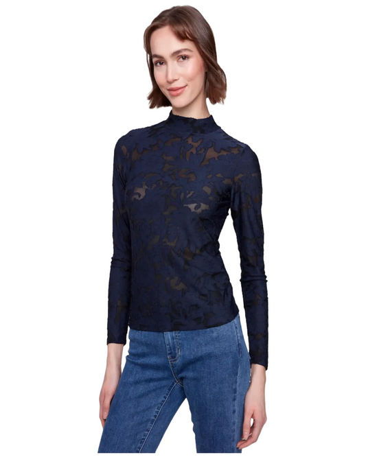 Chandail texturé marine - Charlie B