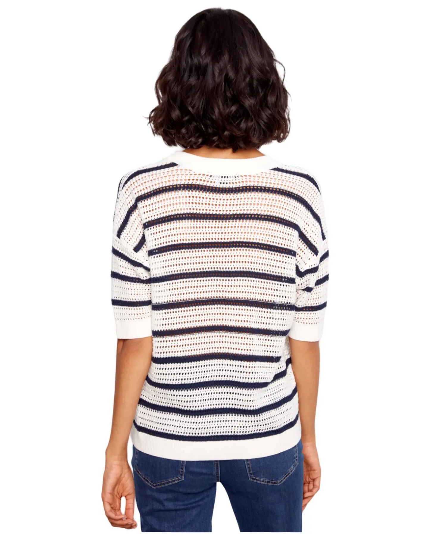 Chandail en tricot rayé - Charlie B