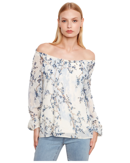 Chandail imprimé de fleurs - Charlie B