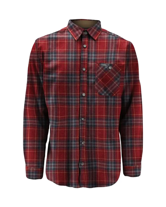 Chemise à carreaux rouge - Point Zéro