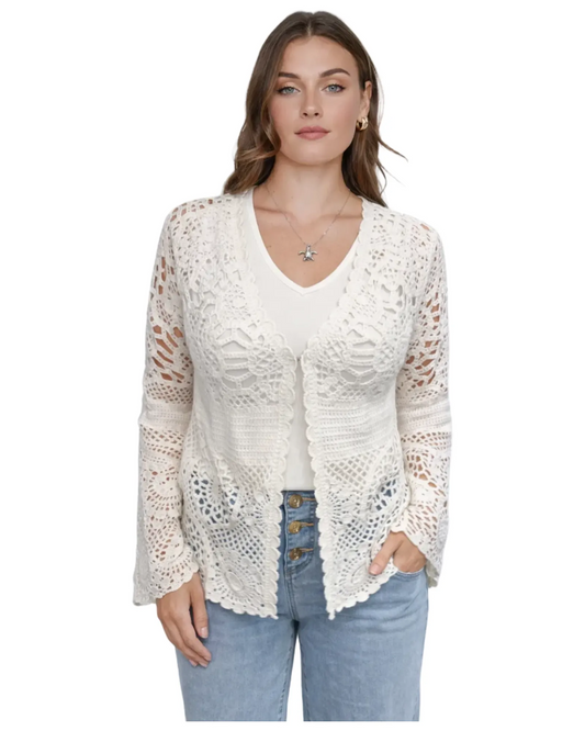 Cardigan blanc - Point Zéro