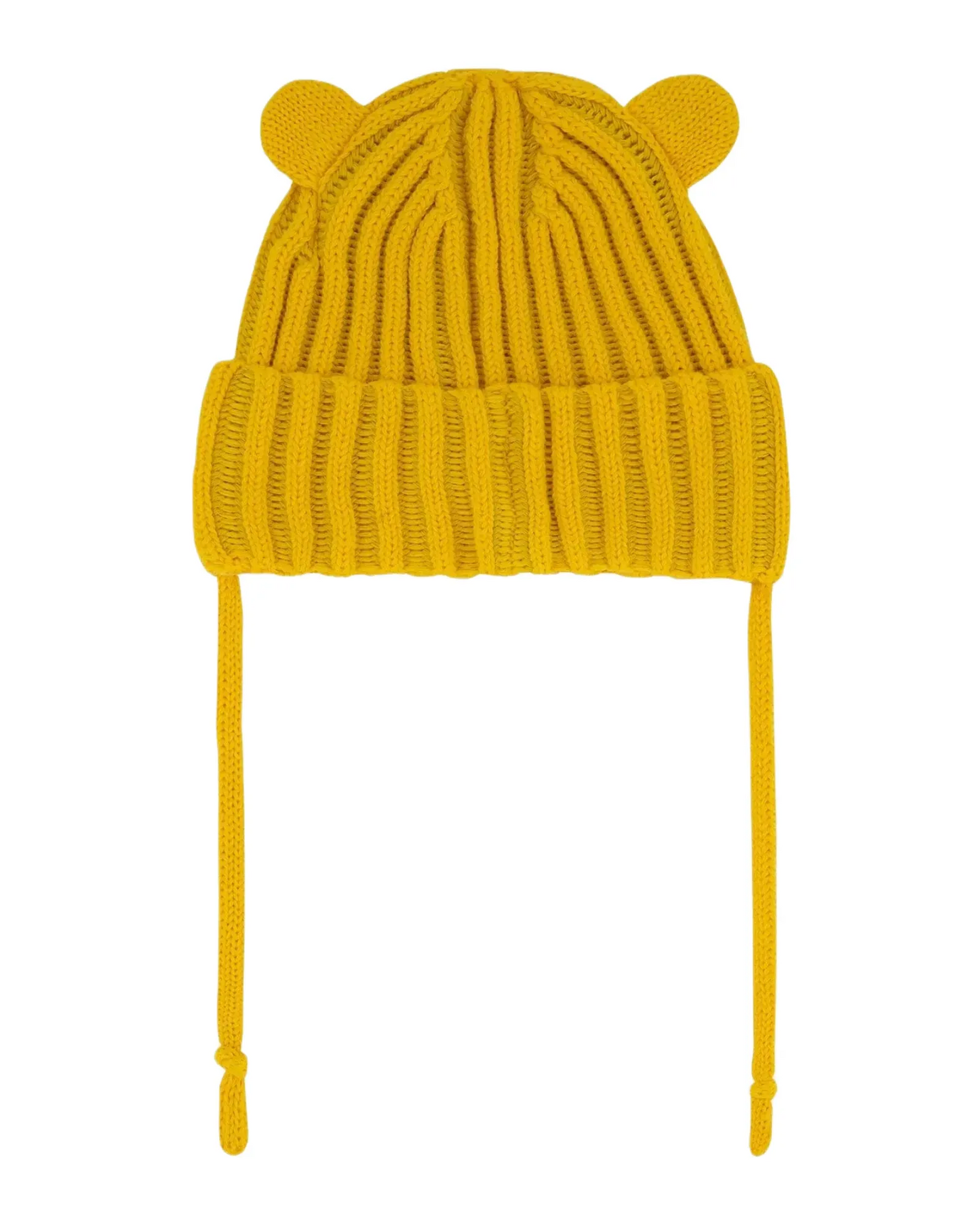 Tuque en tricot jaune - Deux par Deux