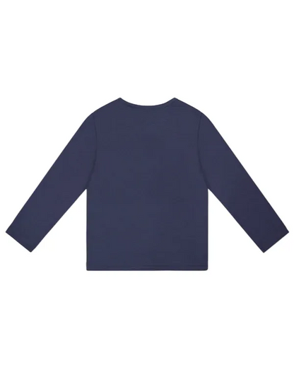 Chandail marine imprimé de pommes - Deux par Deux