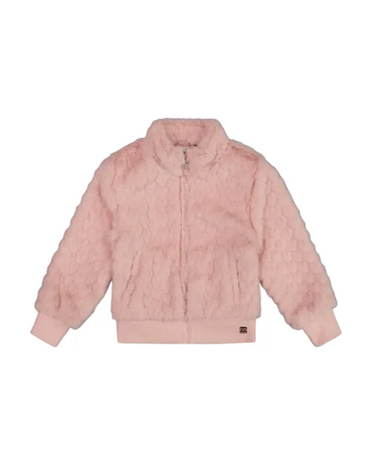 Veste en fausse fourrure rose - Deux par Deux