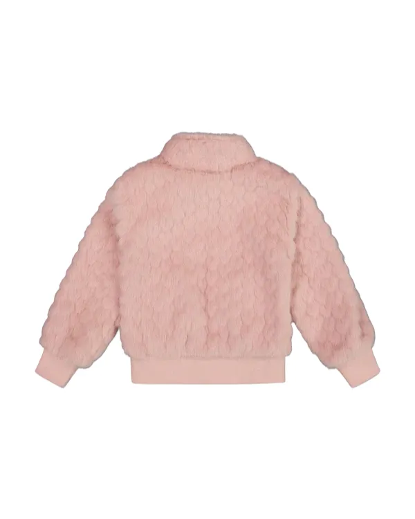 Veste en fausse fourrure rose - Deux par Deux