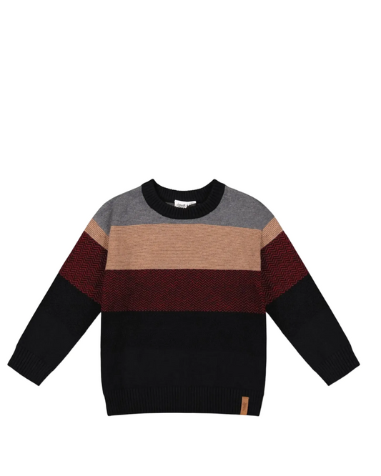 Chandail en tricot rayé - Deux par Deux