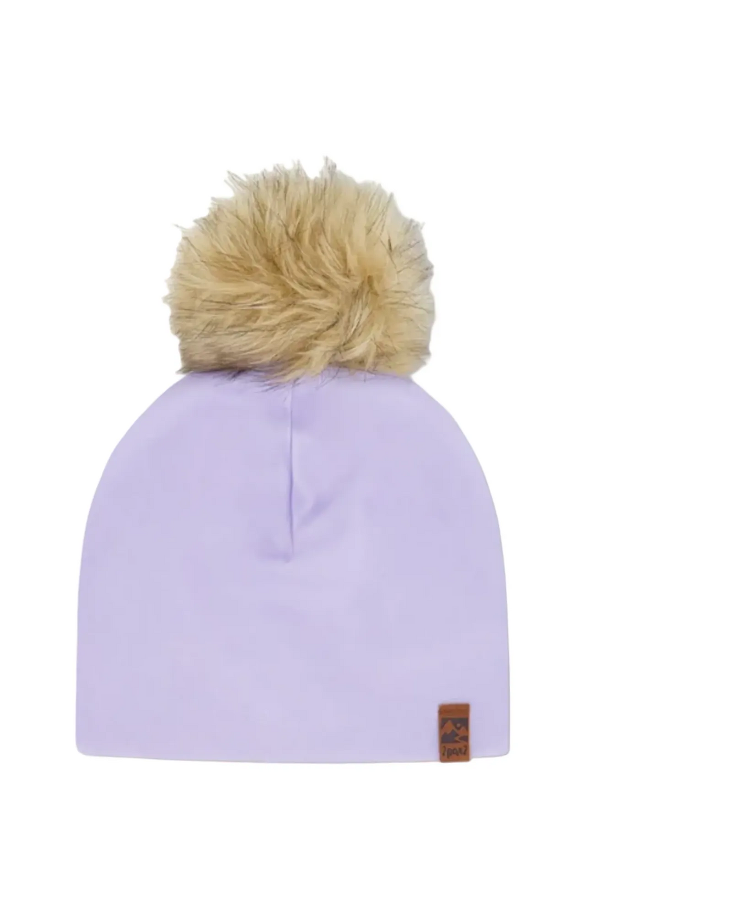 Tuque mi-saison mauve - Deux par Deux