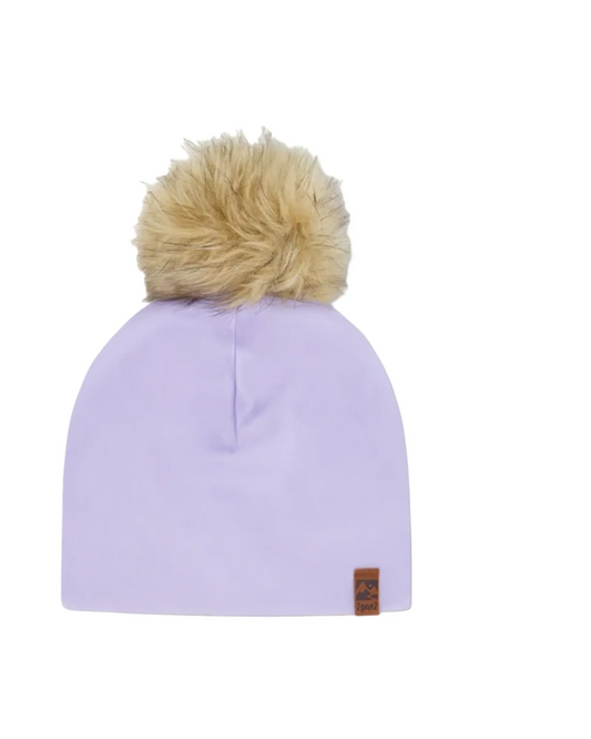 Tuque mi-saison mauve - Deux par Deux