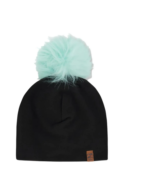 Tuque mi-saison noire - Deux par Deux