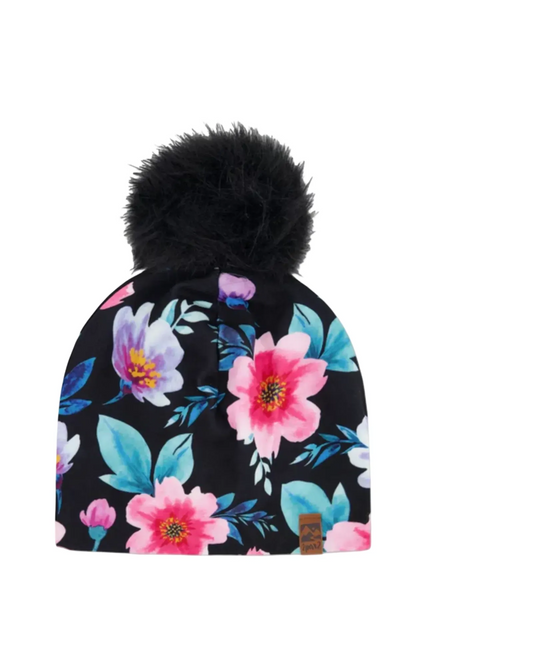 Tuque mi-saison fleurie - Deux par Deux