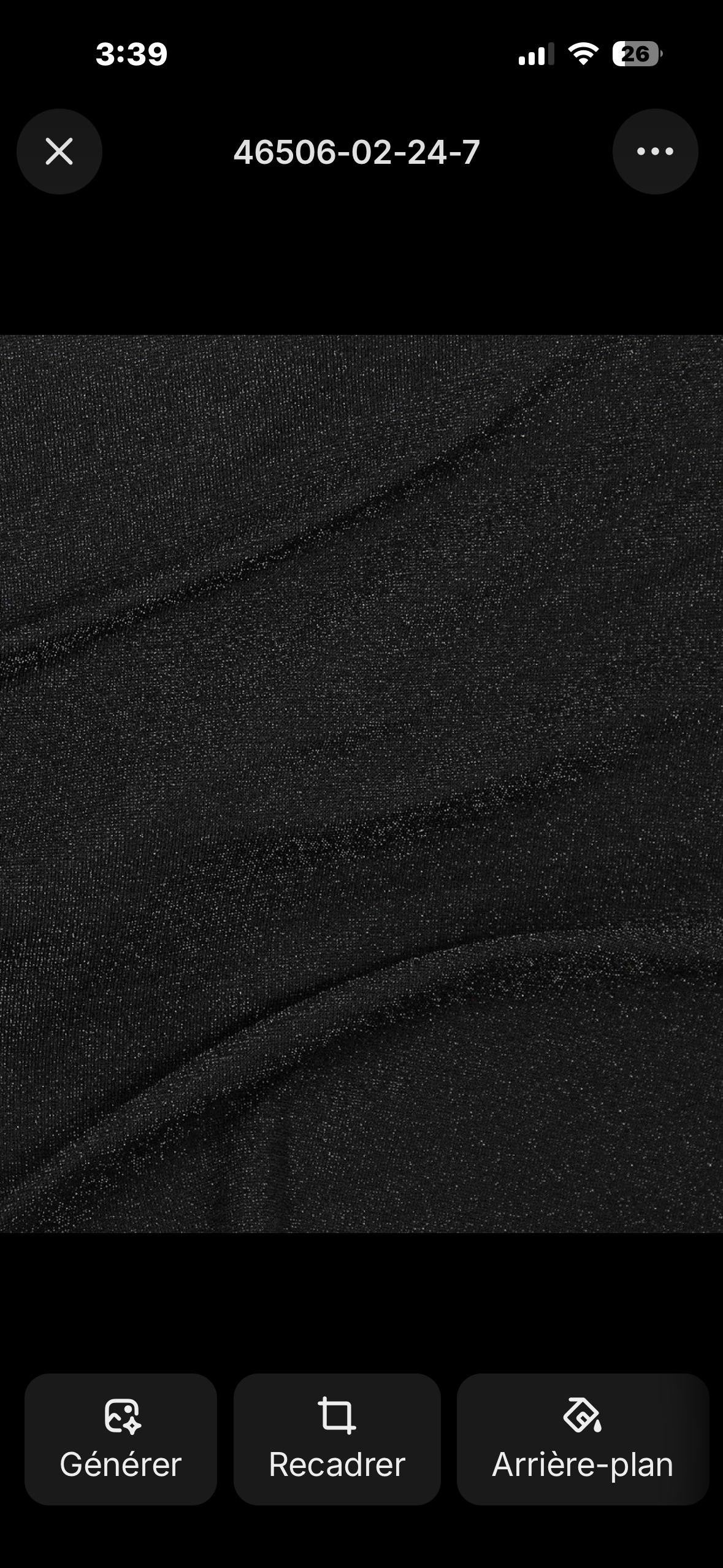 Tissu tricot noir - Spark Knit