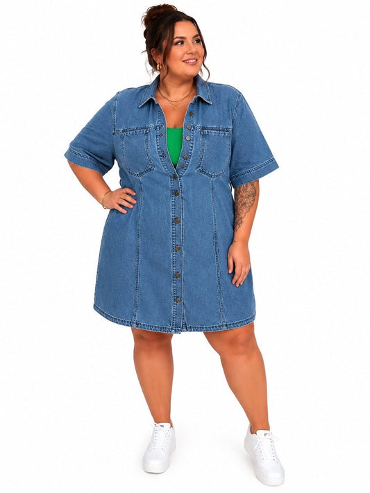 Robe en jeans - Kaffe Curve