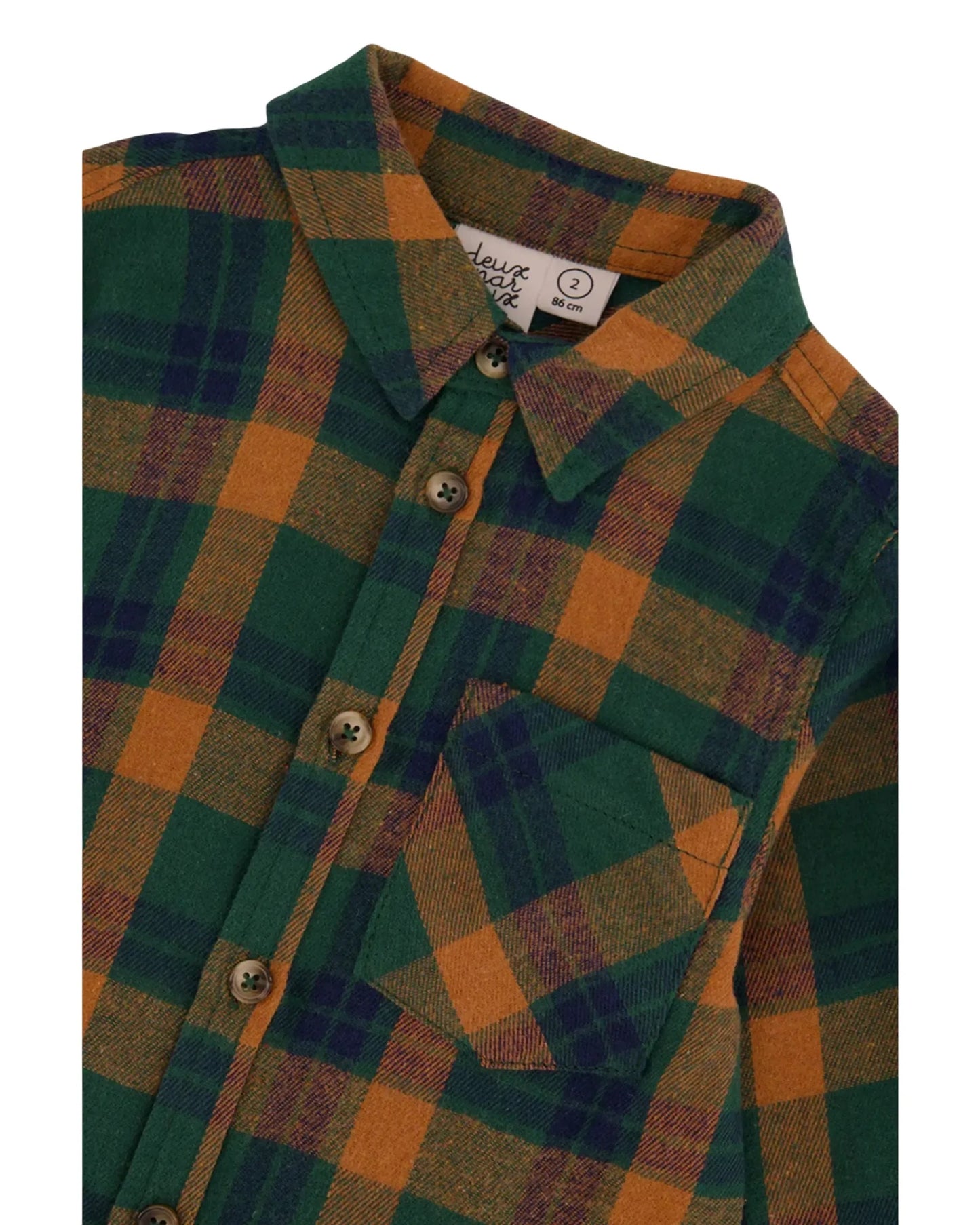 Chemise à carreaux - Deux par Deux