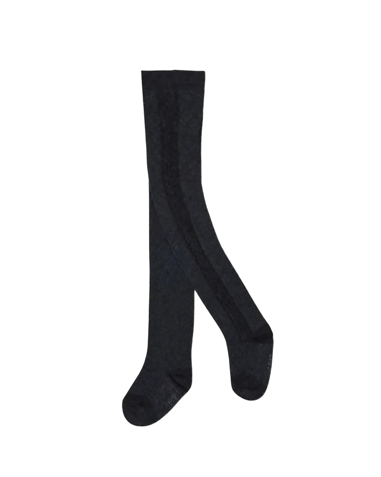 Collants en tricot texturé bleu foncé - Deux par Deux