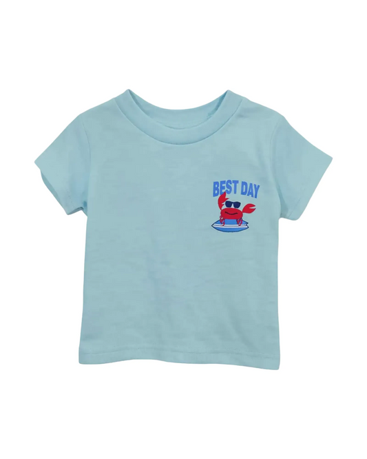 T-shirt bleu avec imprimé - Northcoast