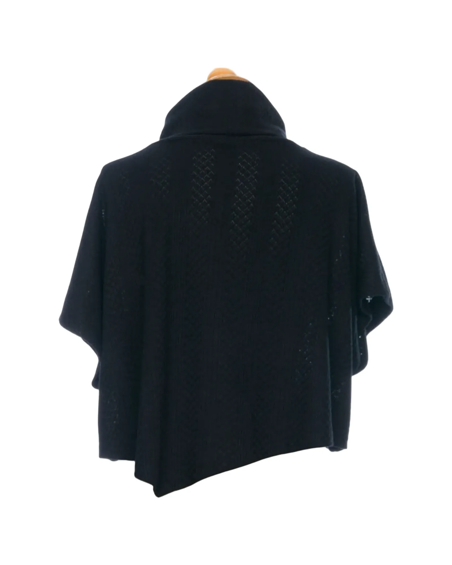 Boléro-poncho noir - Rien ne se perd tout se crée