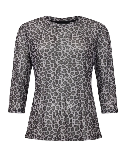 Chandail en maille imprimé léopard - BRANDTEX