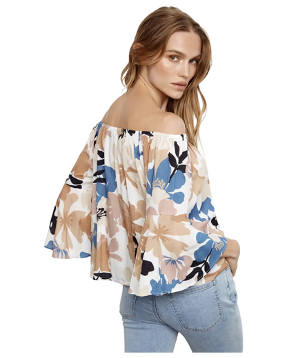 Chandail imprimé de fleurs - Charlie B