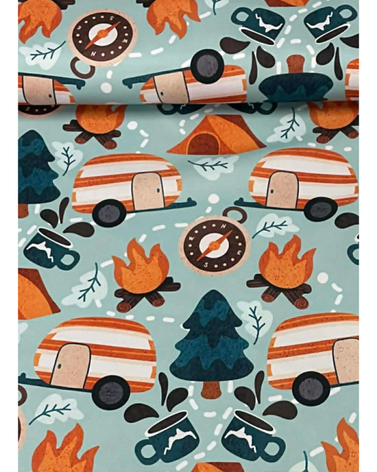 Tissu nappe " CAFE DEHORS"