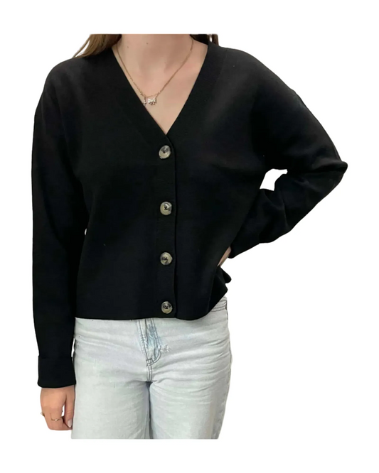 Cardigan noir - MOSAIIC