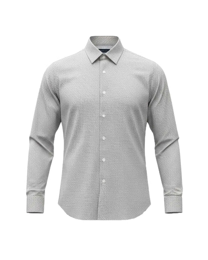 Chemise blanche à motifs - Marco