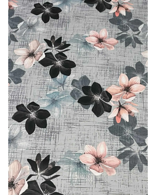 Tissu nappe " Shadow flowers"