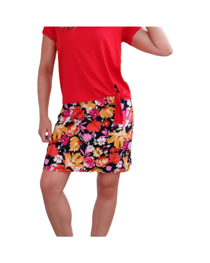 Jupe-cuissard fleurie - Rien ne se perd tout se crée