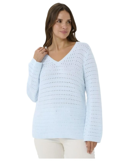 Chandail en tricot bleu - Kaffe Curve