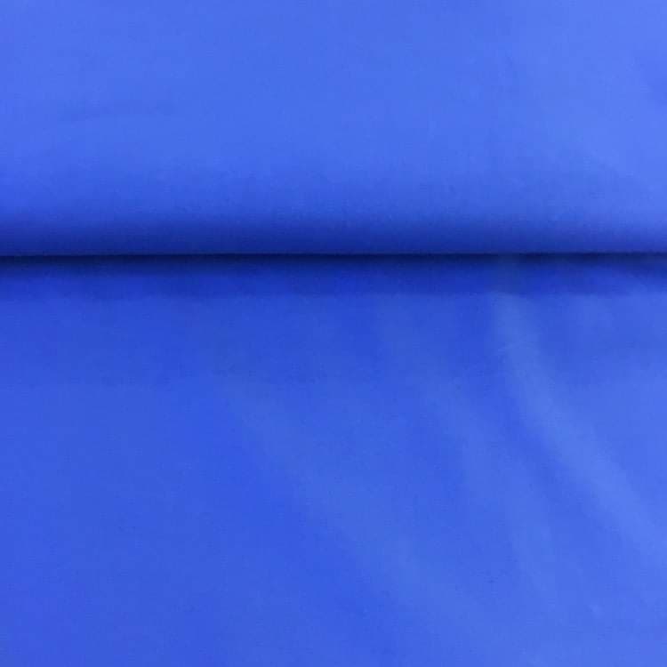 Tissu 100%  coton bleu royal