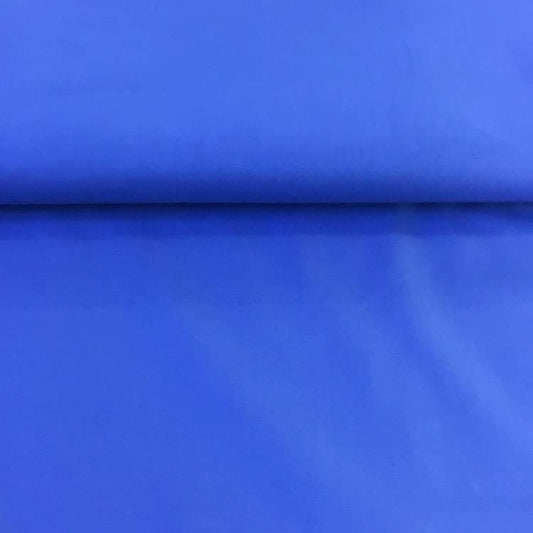 Tissu 100%  coton bleu royal