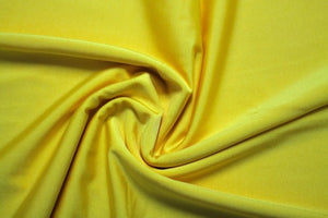 Tissu à vêtement lycra jaune