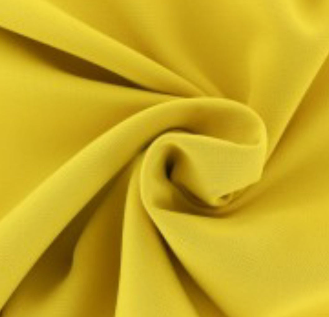 Tissu à doublure jaune maïs