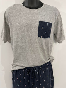 T-shirt de pyjama gris - Northcoast