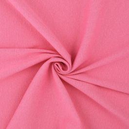 Tissu poly-coton rose