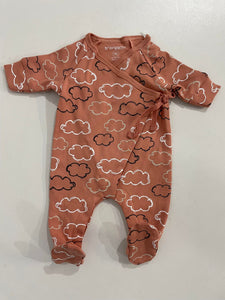 Pyjama une pièce imprimé de nuages - Badaboom