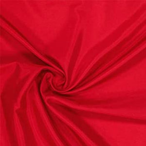 Tissu à doublure rouge
