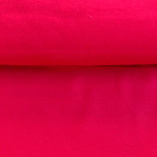 Tissu en flanelle rouge