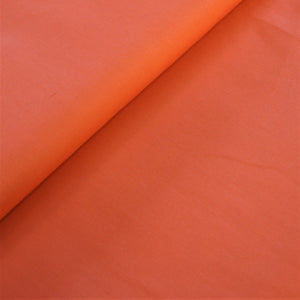 Tissu poly-coton orange