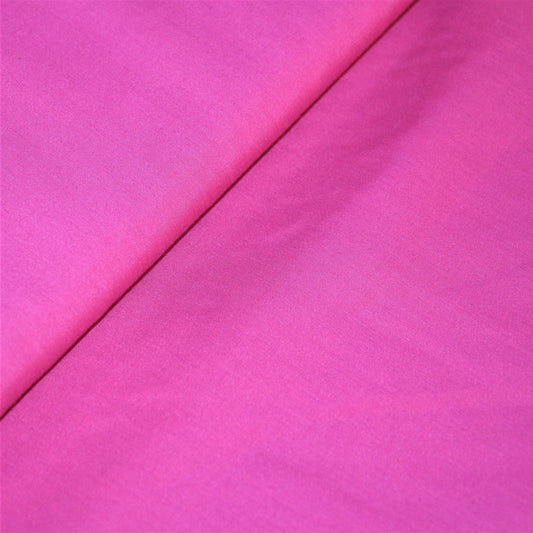 Tissu poly-coton fushia