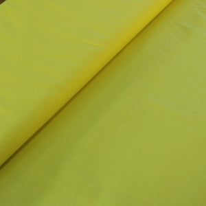 Tissu poly-coton jaune citron
