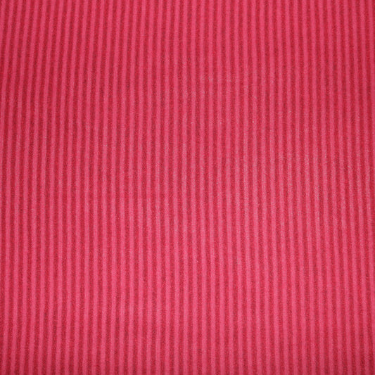 Tissu jersey ligné rouge et bourgogne