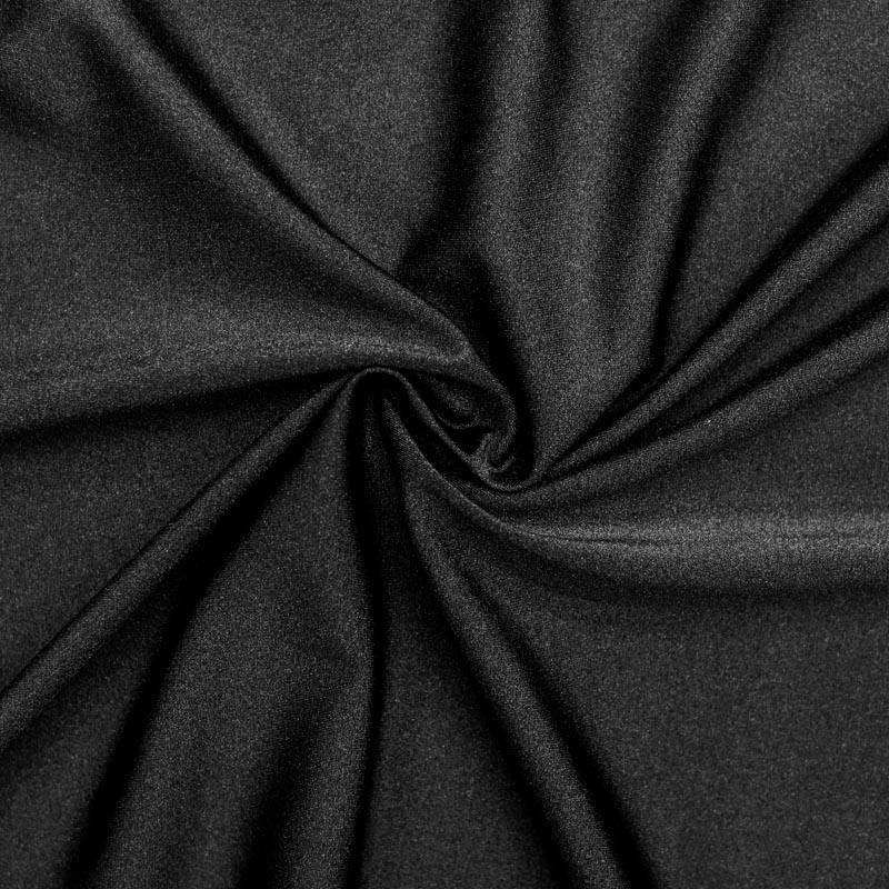 Tissu à vêtement lycra noir