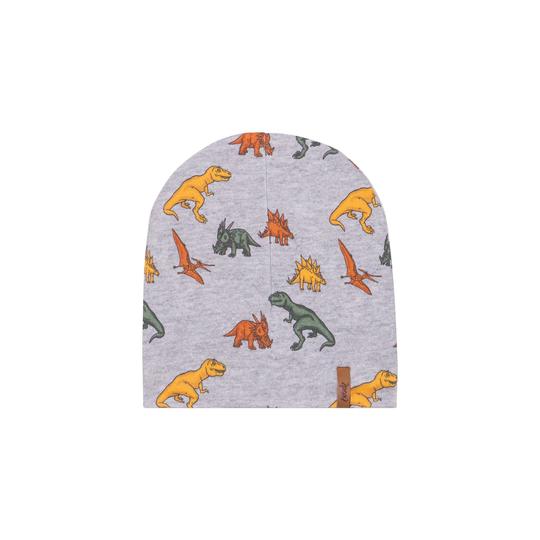 Tuque grise imprimé dinosaures - Deux par Deux